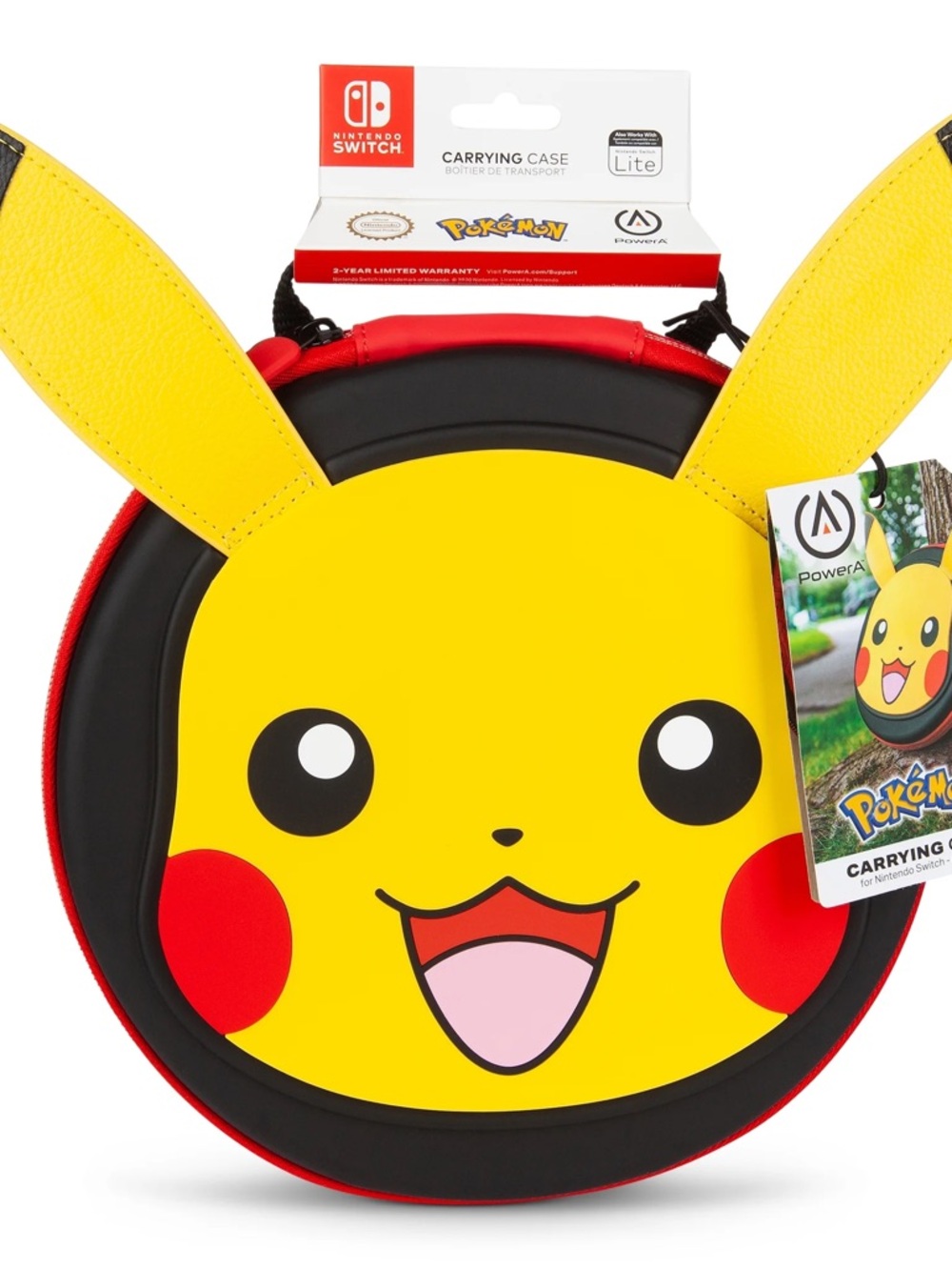 Pikachu Face Crossbody Bag - Yellow & Red